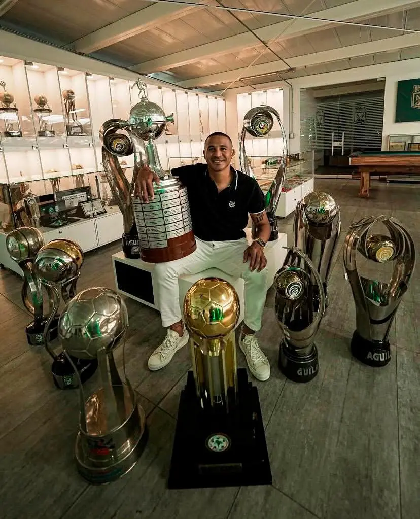 Macnelly Torres anó 10 títulos con Atlético Nacional, entre ellos, una Copa Libertadores. FOTO: <b>INSTAGRAM MACNELLYTORRES010</b>
