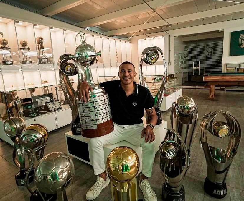 Macnelly Torres anó 10 títulos con Atlético Nacional, entre ellos, una Copa Libertadores. FOTO: <b>INSTAGRAM MACNELLYTORRES010</b>