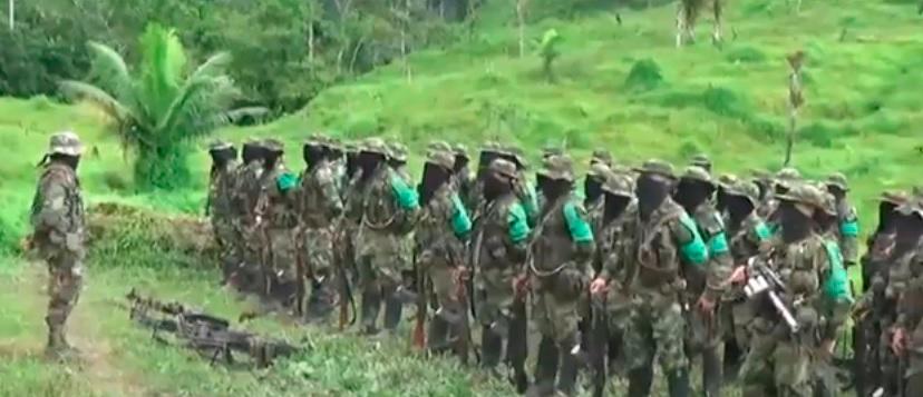 El Clan del Golfo o Ejército Gaitanista de Colombia tiene injerencia delincuencial en 23 departamentos de Colombia. IMAGEN TOMADA DE VIDEO.