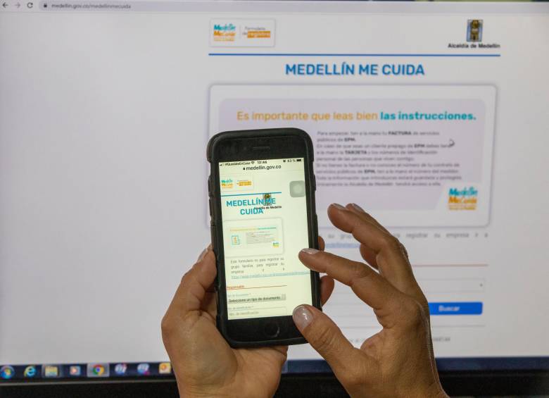 La aplicación Medellín Me Cuida recolectó los datos de 3.528.280 de personas con el fin de atender la pandemia. FOTO el colombiano