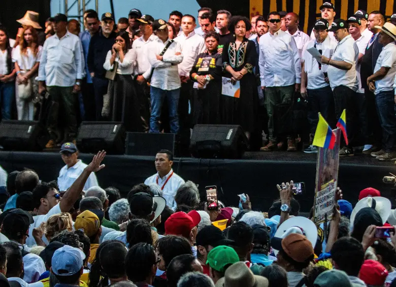 La senadora Isabel Zuleta es una de las delegadas del Gobierno en la mesa de conversación con las bandas del Valle de Aburrá. FOTO JULIO CÉSAR HERRERA