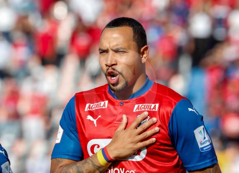 El delantero Felipe Pardo vuelve a la nómina titular de Medellín, por la fecha 13 de la Liga ante Pereira. FOTO JUAN ANTONIO SÁNCHEZ 