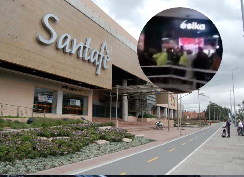 FOTOS: Centro comercial Santafé/ captura de pantalla video suministrado