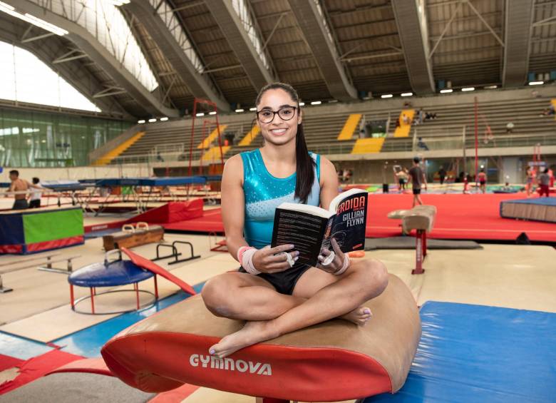 Ginna supo aprovechar el tiempo para estudiar y consolidarse en la gimnasia. FOTO CAMILO SUÁREZ
