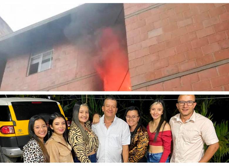 Por el incendio, la familia Gómez Herrera lo perdió todo. FOTOS CORTESÍA