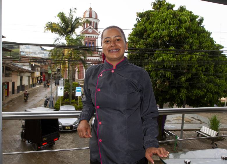 La cocina no era de las pasiones de Patricia, pero su restaurante se convirtió en el motor para cumplir sus sueños. FOTO JAIME PÉREZ