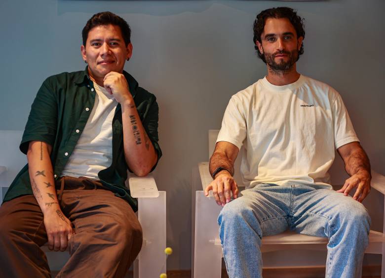 Jaime Rodríguez y David Luján Pérez, su socio en Boro. FOTO Manuel Saldarriaga