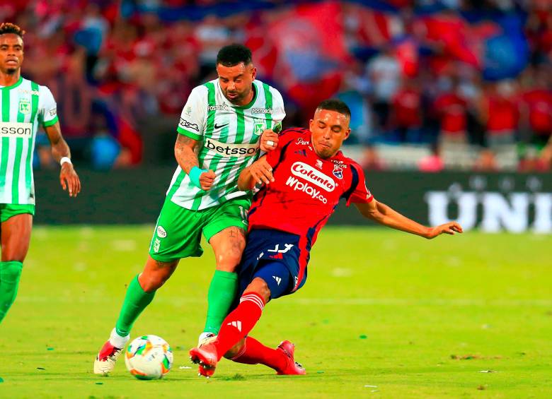 Nacional y Medellín terminaron empatando en el clásico antioqueño. FOTO CAMILO SUÁREZ