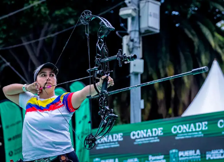 Sara López retornó a la Selección Colombia con triunfo. FOTO @WORLDARCHERY