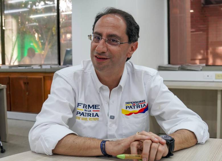 José Manuel Restrepo renunció a su cargo como rector de la Universidad EIA (Escuela de Ingeniería de Antioquia) para llegar a la campaña de Abelardo de la Espriella. FOTO: CORTESÍA