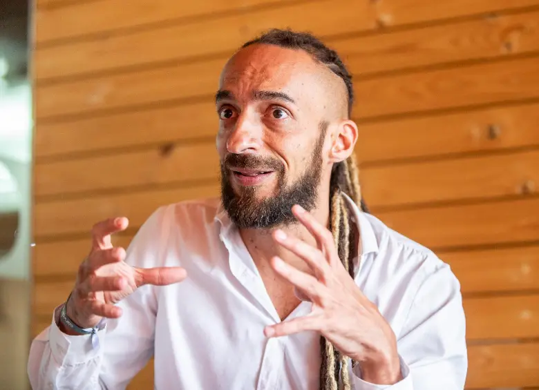 Daniel Carvalho en entrevista con EL COLOMBIANO. Foto: Camilo Suárez