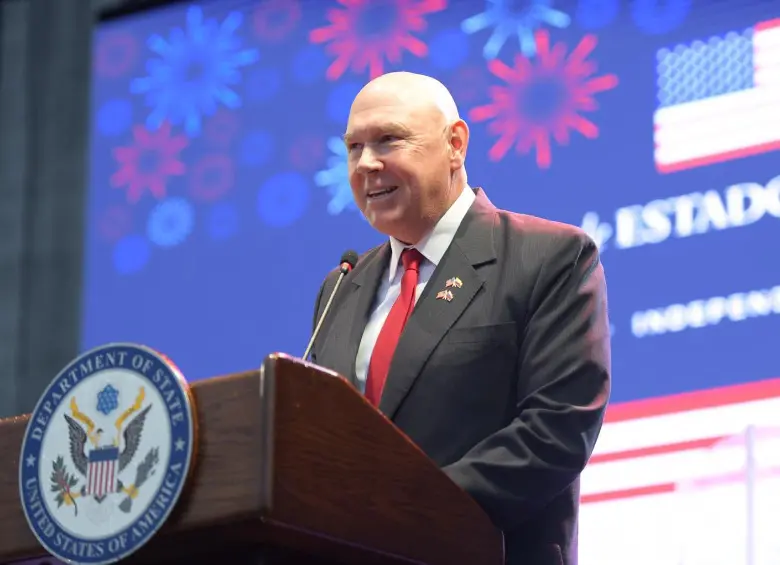 McNamara instó a que haya “pasos concretos” para revertir la tendencia negativa actual en la relación bilateral y evitar una escalada que perjudique los intereses de ambos países, “especialmente los de Colombia”. FOTO: X @USEmbassyBogota