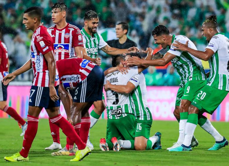 Nacional viene de vencer a Junior 2-1 en el Atanasio, donde certificó su paso a la final. FOTO: Jaime Pérez