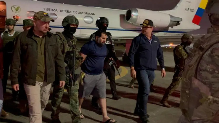Alias Fito fue capturado el pasado 25 de junio en Ecuador. FOTO CORTESÍA