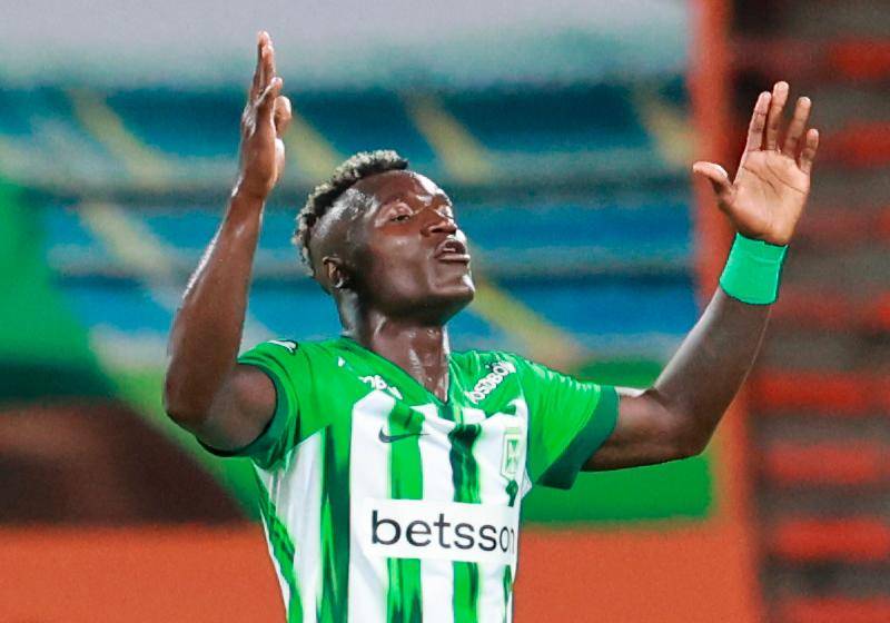 Kevin viveros durante su paso por Nacional, hoy brilla como goleador en Brasil. FOTO MANUEL SALDARRIAGA