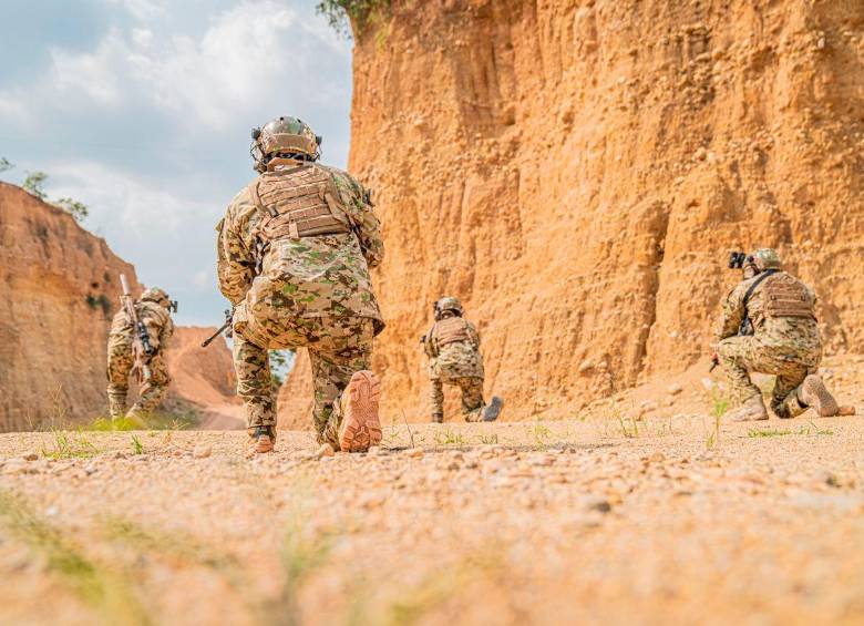 El ejército adelanta en la zona labores de búsqueda para dar con el paradero del soldado y sus captores. Imagen de referencia FOTO COLPRENSA 