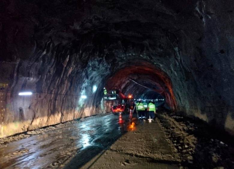 La adecuación del segundo tubo o túnel de Oriente avanza actualmente, para estar terminado en 3,5 año. FOTO cortesía Odinsa