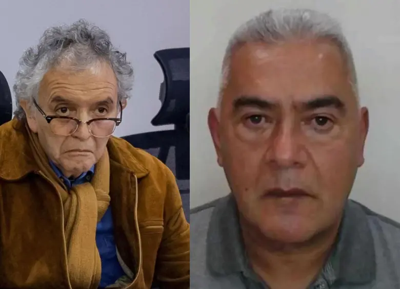 Jorge Lemus, exdirector de la DNI, y el señalado contrabandista Diego Marín, conocido como Papá Pitufo. Fotos: redes