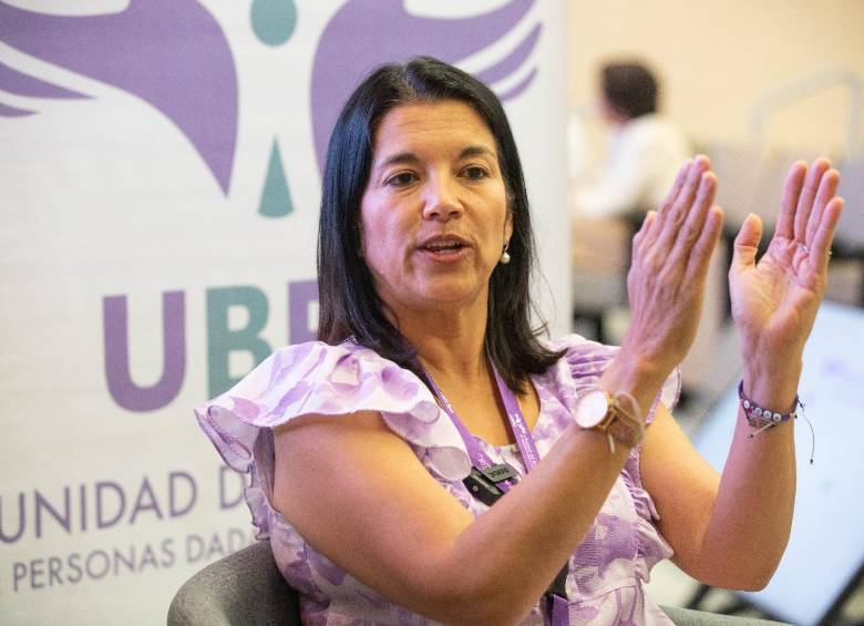 Luz Janeth Forero, directora de la Unidad de Búsqueda de Personas Desaparecidas. FOTO: ESNEYDER GUTIÉRREZ