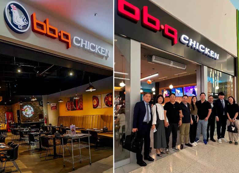 El primer restaurante de bb.q chicken en Sudamérica abrió en el sector de Provenza, en Medellín. foto Captura de video. 