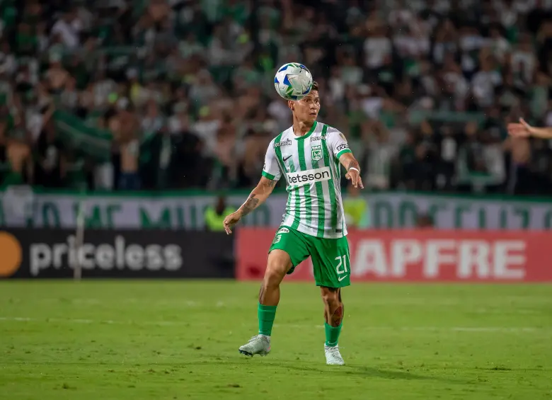Jorman Campuzano, uno de los actuales referentes de Atlético Nacional. Foto: Juan Antonio Sánchez Ocampo