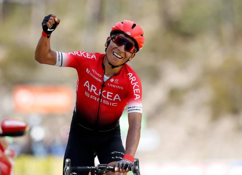 Nairo Quintana logró once victorias en su paso por el Arkéa. FOTO: EFE