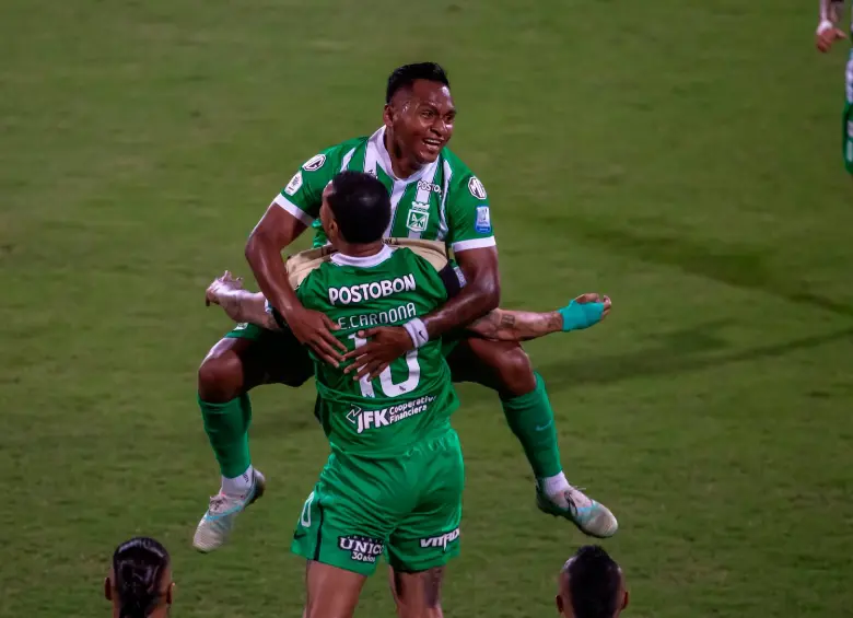 El delantero Alfredo Morelos llegó a diez tantos con Nacional este semestre. Es el goleador del cuadro verde en la Liga 2026-1. Foto: Juan Antonio Sánchez