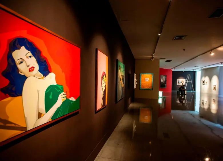 Estas obras también hacen parte de la nueva exposición temporal del Museo de Antioquia. FOTO: Julio César Herrera.