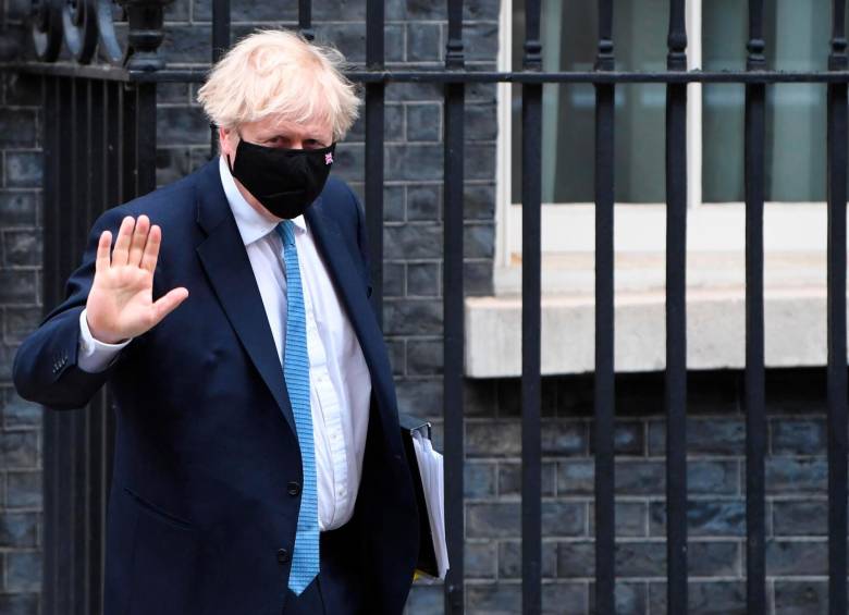 Boris Johnson, primer ministro británico. FOTO: EFE