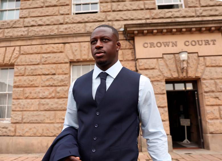 Bernjamin Mendy fue convocado por primera vez a la Selección de Francia en 2017. El hecho de haber sido apartado del Manchester City lo privó de jugar el Mundial Qatar 2022. FOTO: EFE