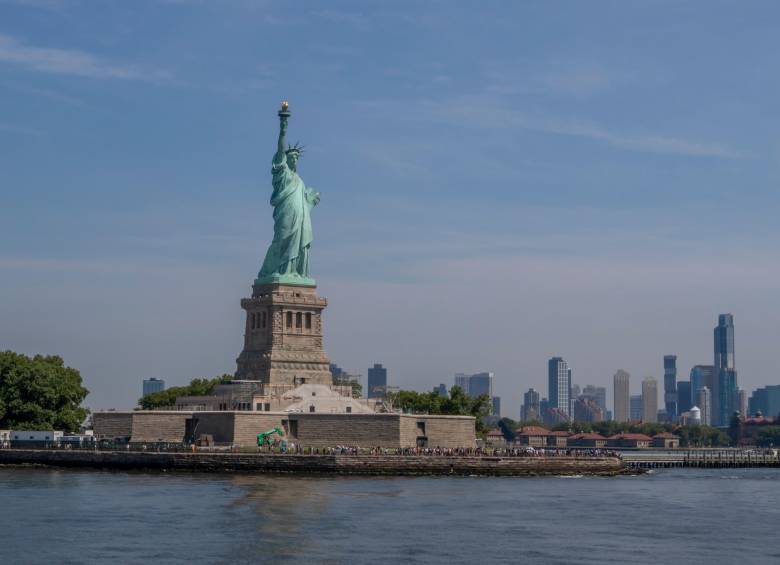 La Estatua de la Libertad está ubicada en la isla Bedloe, llamada ahora Isla de la Libertad, sobre el río Hudson, entre Nueva York y Nueva Jersey. FOTO: Juan Antonio Sánchez