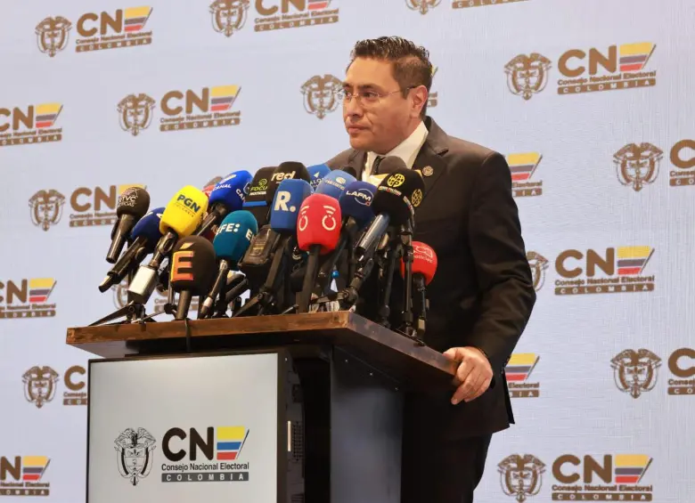 Cristian Quiroz, presidente del CNE. Foto: Consejo Nacional Electoral