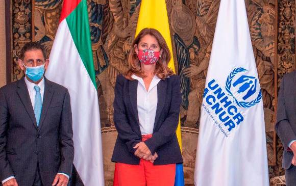 El gobierno de Emiratos Árabes Unidos donó US$2 millones a Colombia para atender a la población migrante. FOTO CORTESÍA