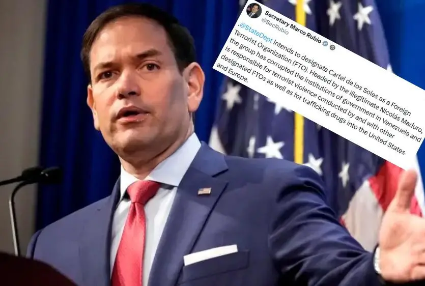 Marco Rubio, secretario de Estado de EE.UU. FOTO: Getty.