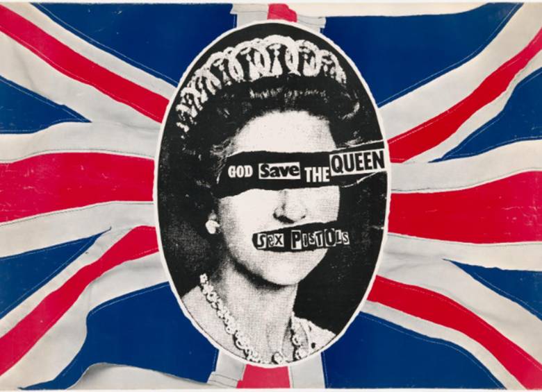 Portada del álbum “God Save The Queen”, de Sex Pistols.