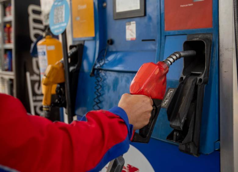 El promedio del precio del galón de gasolina será en abril de $8.528. FOTO ANDRÉS CAMILO SUÁREZ