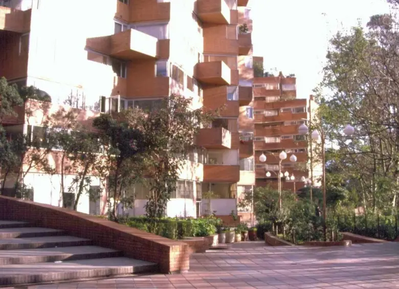 Residencias El Parque, conocido también como Torres del Parque, en el centro de Bogotá. FOTO cortesía