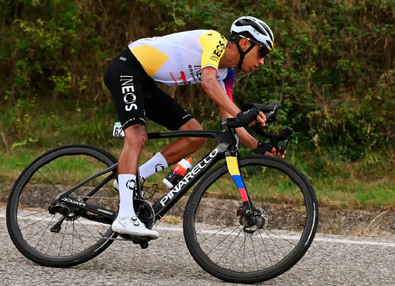 Egan Bernal sigue luchando por los primeros puestos de la Vuelta a España. FOTO X-INEOS