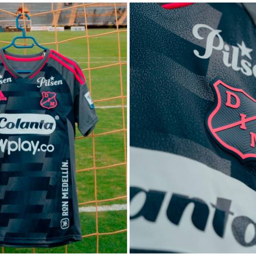 La camiseta del DIM fue presentada en un video en el que aparecieron futbolistas como Jaime Alvarado y Miguel Monsalve. FOTOS: TOMADAS DEL X DE @DIM