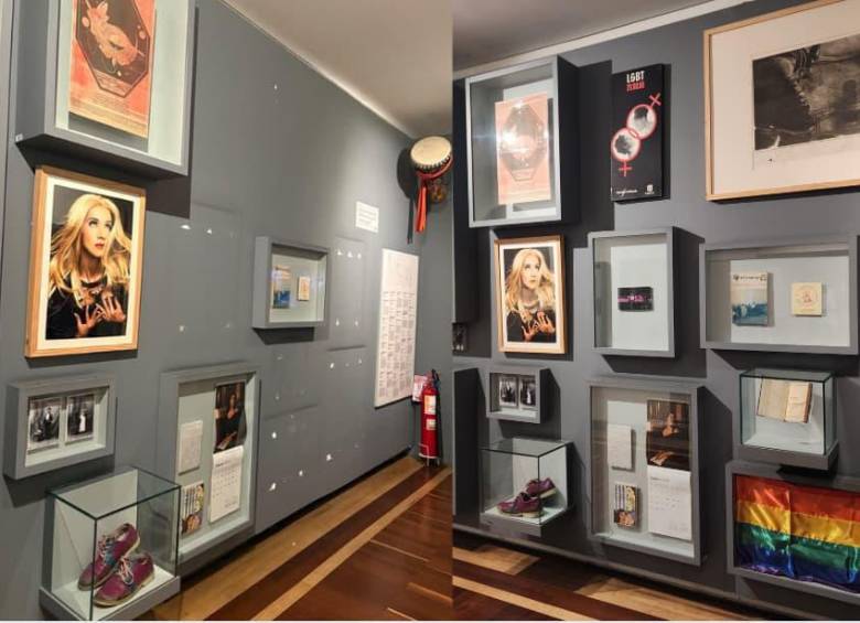El retiro de piezas del Museo Nacional abrió un debate sobre la memoria histórica, la diversidad y la representación de distintas luchas sociales en Colombia. FOTO: X-@LuisaPoncas