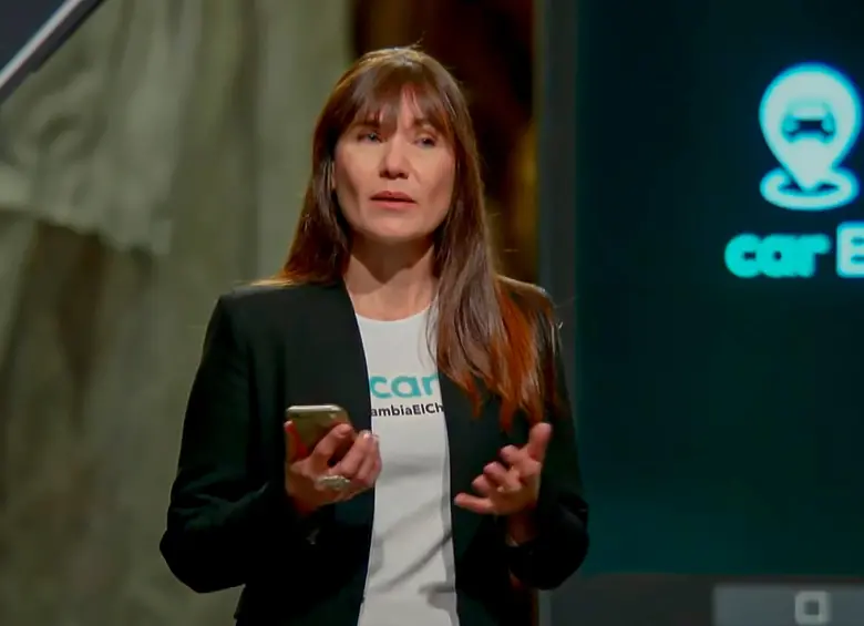 Así fue la participación de Zulma Guzmán en Shark Tank Colombia. FOTO: Captura de video 