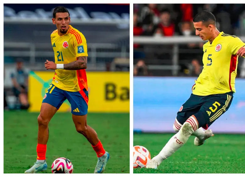Daniel Muñoz y Kevin Castaño serán bajas obligadas de Colombia frente a Bolivia. FOTOS GETTY