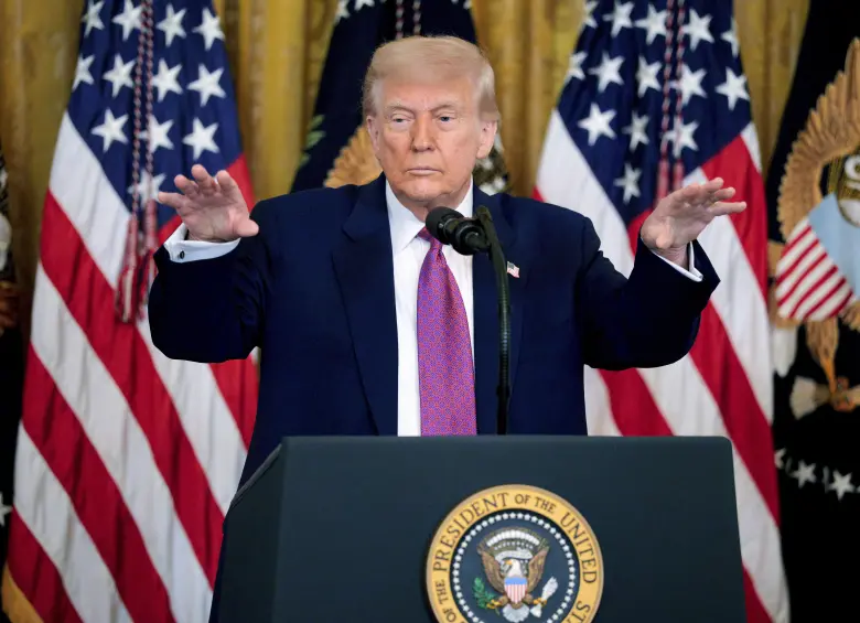 El presidente Donald Trump ha emprendido una campaña mediática para ser reconocido con el premio Nobel de Paz que se dará el próximo 10 de octubre. Foto: Getty Images