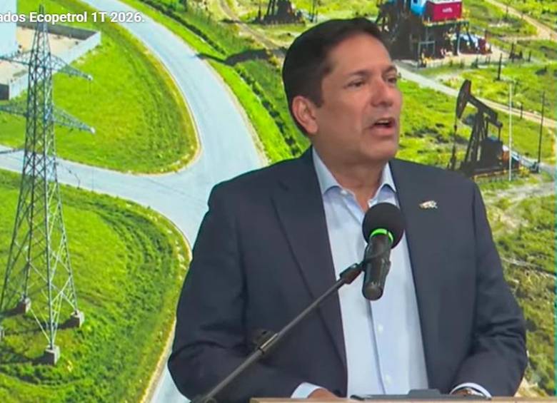 El presidente encargado de Ecopetrol, Juan Carlos Hurtado, presentó las cifras de la petrolera a marzo de 2026. FOTO tomada de YouTube
