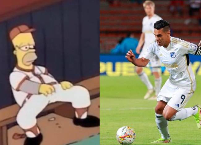 Falcao García no se salvó de los memes tras su debut con Millonarios