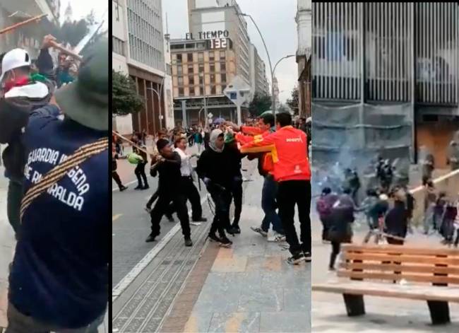 Video Protesta Indígena En El Centro De Bogotá Terminó En Enfrentamientos Con El Esmad 3490