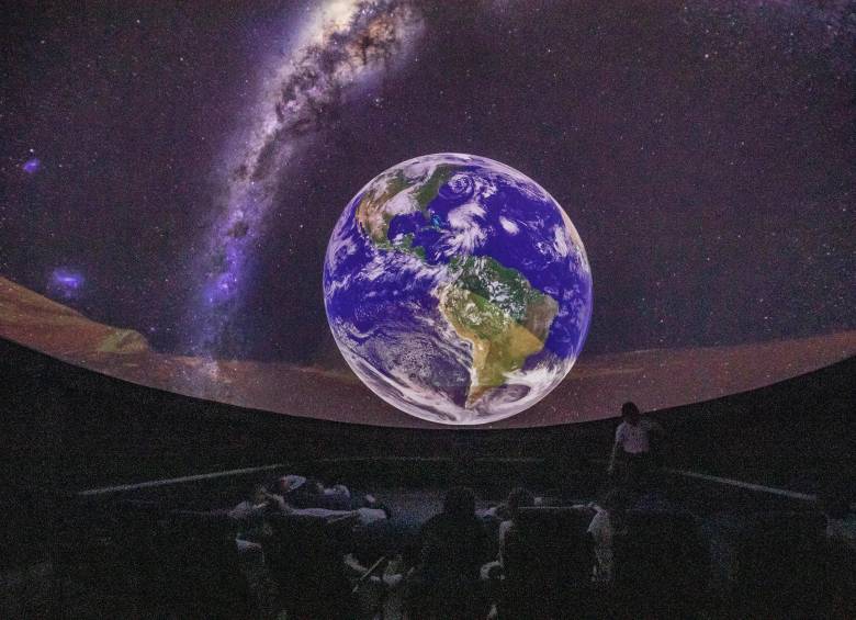 Así luce el Planetario de La Enseñanza. FOTO EL COLOMBIANO