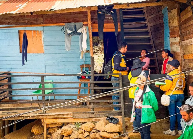 Las viviendas en riesgo están, en general, en el área de influencia de la quebrada La Máquina. FOTO: ALCALDÍA