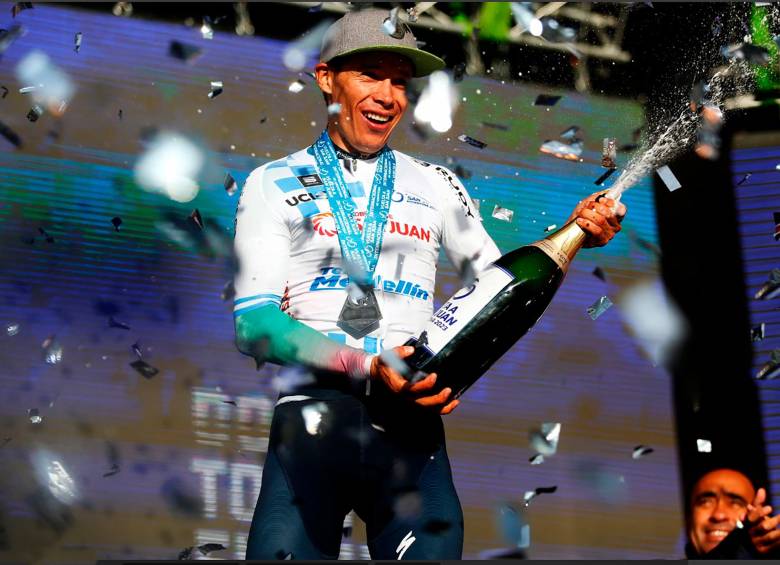 Miguel Ángel López respondió al favoritismo en la etapa reina. FOTO: Getty