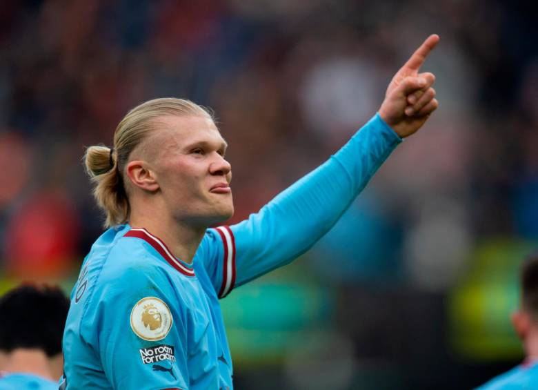 El noruego tiene 22 años y ha marcado 214 goles en su carrera como futbolista profesional. FOTO: EFE 